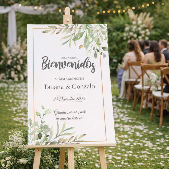 cartel de matrimonio valdivia